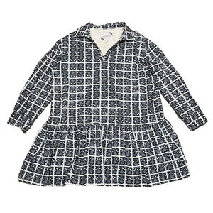 ADDISON BAY Women's cotton blend collared vacation Dress Navy XL A004481